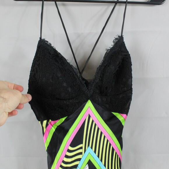 Cache Dress 6 Cruise Tulip Maxi Multi Floral Silk Maxi Gown Artsy Boho Chic Y2K - Picture 2 of 15